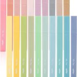Mr. Pen- Aesthetic Highlighters, 20 pcs, Chisel Tip, Pastel Colors, No Bleed Bible Highlighter Pastel,Assorted Colors, Christmas Gifts