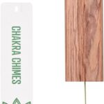 Chakra Chimes Natural Bamboo Wind Chimes Meditation Chord Windchime Wind Bell for Home Decoration Zen Mindfulness Heart Chakra