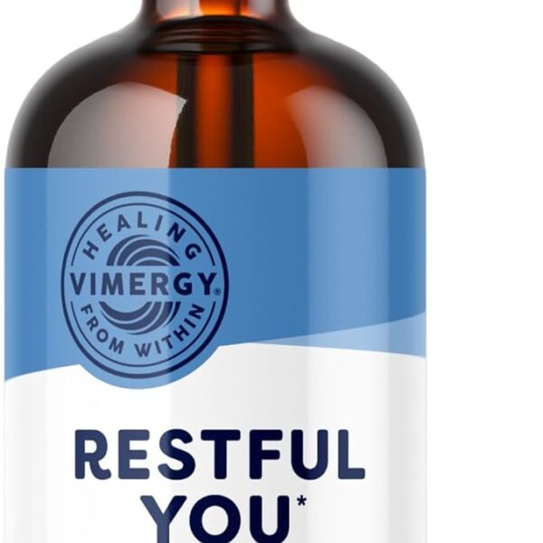 Vimergy Melatonin 5 mg – Natural Sleep Aid – Sleep Supplement – Helps You Fall Asleep Faster & Stay Asleep Longer - Non-GMO, Gluten-Free, Kosher, Soy-Free, Vegan, Paleo (115 mL)