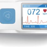 EMAY Portable ECG Monitor | Record ECG and Heart Rate Anytime Anywhere | Stand-Alone Device with LCD Screen and Storage | No Subscription Required