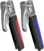 2Pack Folding Car Door Assist Handle for Elderly Vehicle Supports Handles for Seniors, Handicapped, Pregnant and Drivers etc. to Get in and Out of The Car Blue and Red