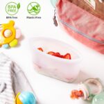 Reusable 100% Silicone Food Storage Bags, Sandwich Snack Bags New Generation Stand Up Zip Container for Soup and Leftovers, Plastice & BPA Free, Microwave Oven Safe 3 Pack (51oz, 34oz, 17oz) - Image 3