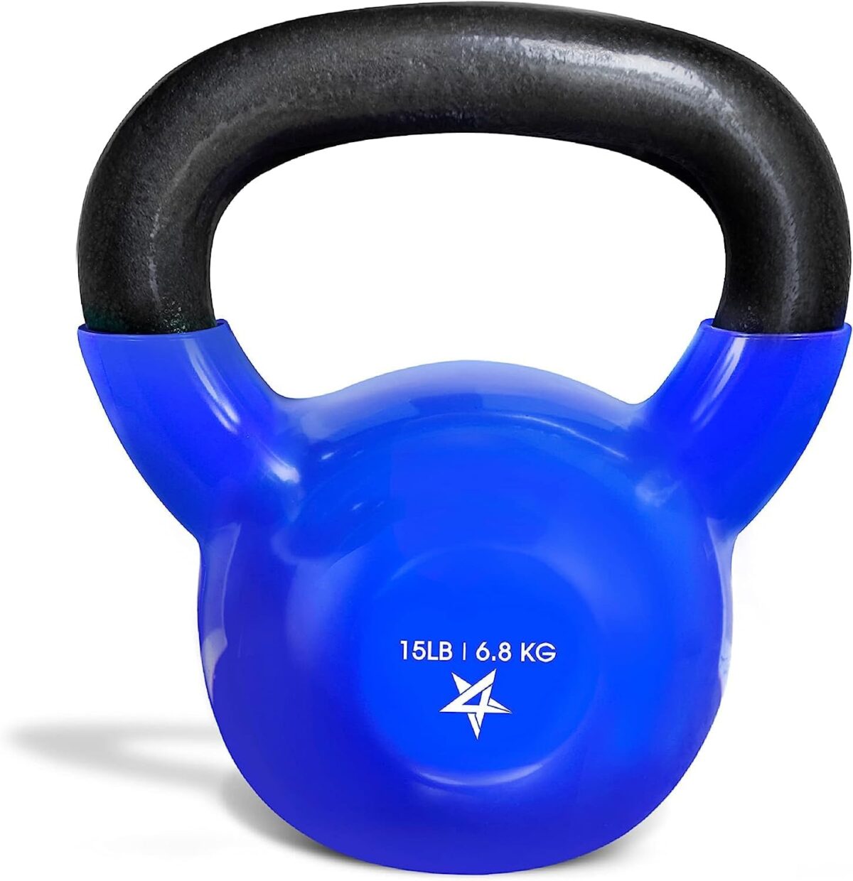 Yes4All 5-65lbs Kettlebells Vinyl Coated Cast Iron for Dumbbell Weights Exercises, Gym, Fitness, Full Body Workout Equipment Push up, Grip and Strength Training - Image 1