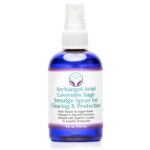 Heal The Masses Lavender Sage Smudge Spray: Archangel Ariel Lavender and Sage Smudge Spray for Healing, Protection, and Purpose - Smokeless Smudging Mist with Essential Oil for Aromatherapy - 4oz