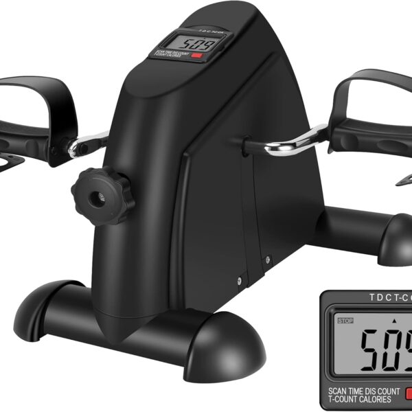 Pedal Exerciser Mini Exercise Bike for Leg and Arm Cycling Recovery Exercise Low Resistance Portable Bike