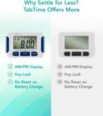 Pill Reminder with 8 Alarms per Day, Pill Tracker, Pill Timer, Medication Reminder Devices, Medication Tracker, Essential Parkinson's Patient Gadget - Image 5