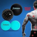 Top 3 Massage Balls Set, Spiky, Lacrosse Ball, Peanut Roller Massager. for Self Myofascial Trigger Point Release, Physio Rehab & Back Muscle Knots - Image 3