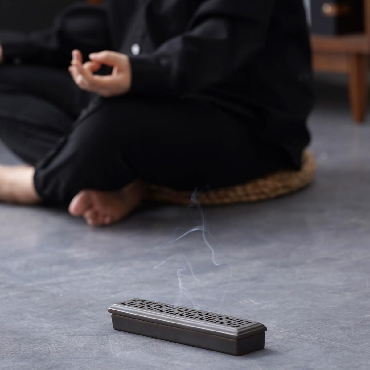 Incense Holder for Sticks，Ceramic Insence-Stick Holder Ash Catcher，Incense Holder Timkburner for Meditation Yoga Spa Room Decor - Image 6