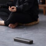 Incense Holder for Sticks，Ceramic Insence-Stick Holder Ash Catcher，Incense Holder Timkburner for Meditation Yoga Spa Room Decor - Image 6