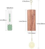 Chakra Chimes Natural Bamboo Wind Chimes Meditation Chord Windchime Wind Bell for Home Decoration Zen Mindfulness Heart Chakra - Image 3