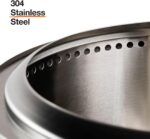 Solo Stove Bonfire 2.0 with Stand, 19.5 Inch Smokeless Fire Pit with Removable Ash Pan - Portable Outdoor Fire Pit - Stainless Steel Wood Burning Fireplace, Ideal for 4-6 People, 21.75 lbs - Image 4