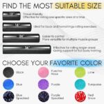 Yes4All High-Density Foam Roller for Back Pain Relief, Yoga, Exercise, Physical Therapy, Muscle Deep Tissue Massage 12-18-24-36 - Black - 18 Inches - Image 3
