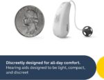 Jabra Enhance Select 50R OTC Hearing Aids, Audiology Team Care Included, Bluetooth Streaming for Calls, Music, Media for iOS & Android, Nearly Invisible & Comfortable, Noise Reduction - Grey - Image 2