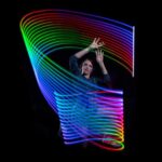 GloFX Hypno LED Levitation Wand – Short String Light Up LED Levi Wand Flow Toy - Image 4