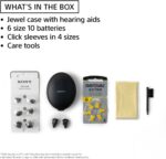 Sony CRE-C10 Self-Fitting OTC Hearing Aids for Mild to Moderate Hearing Loss, Prescription-Grade Sound Quality, Compact Virtually Invisible Design, Customizable App, and Replaceable Batteries, Black - Image 5