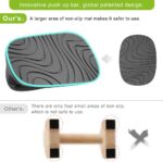 Kipika Push Up Bars, Pushup Stands, Anti-Slip Soft Plastic Push Up Handles, Bottom Anti-Slip Pad, Strength Training Equipment, Perfect for Floor Workout Exercise - Image 3