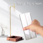Goolan Incense Holder for Sticks [Anti-Ash Flying] with Removable Glass Ash Catcher No Mess Incense Burner - Image 4