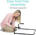 Vive Stand Assist - Mobility Standing Aid Rail for Couch, Chair - Assistance Handle for Patients, Elderly, Seniors and Disabled - Safety Grab Bar for Sitting, Sofa, Home - Adjustable, Portable Device - Image 6