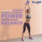 Yes4All Kettlebell Set Vinyl Coated Weights Combo for Full Body Workout Equipment Push up, Grip Strength Training, Dumbbell Weights Exercises - Image 4