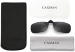 Polarized Clip-on Flip Up Metal Clip Rimless Sunglasses for Prescription Glasses - Image 6