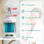 Facial Steamer - Ozone Steamer with 360° Rotatable Arm - 40 Min Steam Time - Humidifier - Unclogs Pores - Blackheads - Portable Facial Steamer for Personal Care Use at Home or Salon,White - Image 5