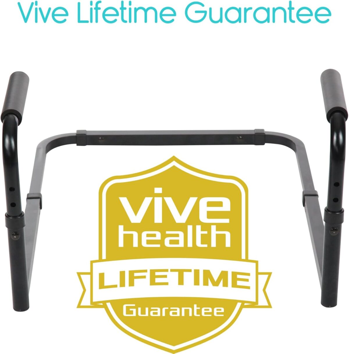 Vive Stand Assist - Mobility Standing Aid Rail for Couch, Chair - Assistance Handle for Patients, Elderly, Seniors and Disabled - Safety Grab Bar for Sitting, Sofa, Home - Adjustable, Portable Device - Image 9