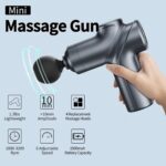 Massage Gun Deep Tissue, Silent Brushless Motor and Portable Massage Gun with 4 Interchangeable Heads for Deep Muscle Relief and Relaxation, Relax Gift - Image 7