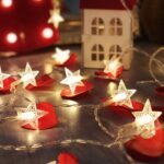 Twinkle Star 100 LED Star String Lights, 33FT Plug in Fairy String Lights Waterproof, Extendable for Indoor, Outdoor, Wedding Party, Christmas Tree, New Year, Ramadan, Garden Decoration, Warm White - Image 6