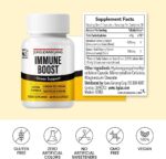JungKwanJang Immune Boost, Adaptogen Supplement with American Ginseng and Korean Red Ginseng Duo for Immunity, Energy, Fights Fatigue, All-Natural, Stress Support for Men and Women - Image 2