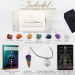 Travel Chakra Crystals and Healing Stones Collection - 7 Chakra Set Tumbled Stones, Chakra Pendulum, Interchangeable Cage Necklace, Reference Card, Portable Case, Ebook - Image 5