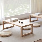 Meditation Cushion, Tatami Floor Pillow Seating for Adults Cushion Seat Round Pouf Filling Floor Cushion with Soft Sponge Filling Ottoman Foot Rest for Living Room Bedroom Beige, 15.75" x 2.36" - Image 2