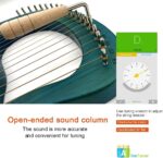 Lyre Harp, 19 Metal Strings Maple Saddle Mahogany Body Lyra Harp with Bag key included - Image 3