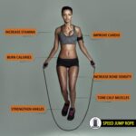 Speed Agility Training Set, Includes 1 Agility Ladder, 4 Steel Stakes, 1 Sports Headband,1 Jump Rope, 10 Disc Cones and Gym Carry Bag - Speed Training Equipment for Soccer Football Basketball - Image 4