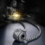 FAZOVIN Tibetan Buddhist Mantra Om Mani Padme Hum/Pixiu Necklace for Men Women with Prayer Wheel Patron Saint Amulet Necklace - Image 5