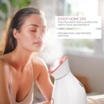 Colorfarm Facial Steamer Nano Ionic: Face Steamer Deep Cleaning Unclogs Pores - Humidifier Hot Mist Home Sauna Spa for Women Men Sinuses Moisturizing - Image 7