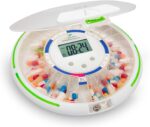 EziMedPil Automatic Pill Dispenser with Alarm, Sound & Light, up to 6 Alarms/Day, 6 Dosage Templates, Easy-Read Display, Frosted Lid & Locked 28-Day Medication Dispenser for Protecting Pills Privacy - Image 9