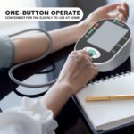 Blood Pressure Monitors, Bp Monitor - Blood Pressure Machine Large Cuff Blood Pressure Monitor Upper Arm Cuff 8.7''-17.3'', Large Screen, 2 Users Total 198 Memories - Image 2