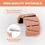Wrist Weights Set of 2, Adjustable Silicone Workout Weights for Women and Men, Wearable Ankle/Wrist Weights Suitable for Yoga, Dance, Pilates, Pool Exercises and Jogging, 2lb - Image 4