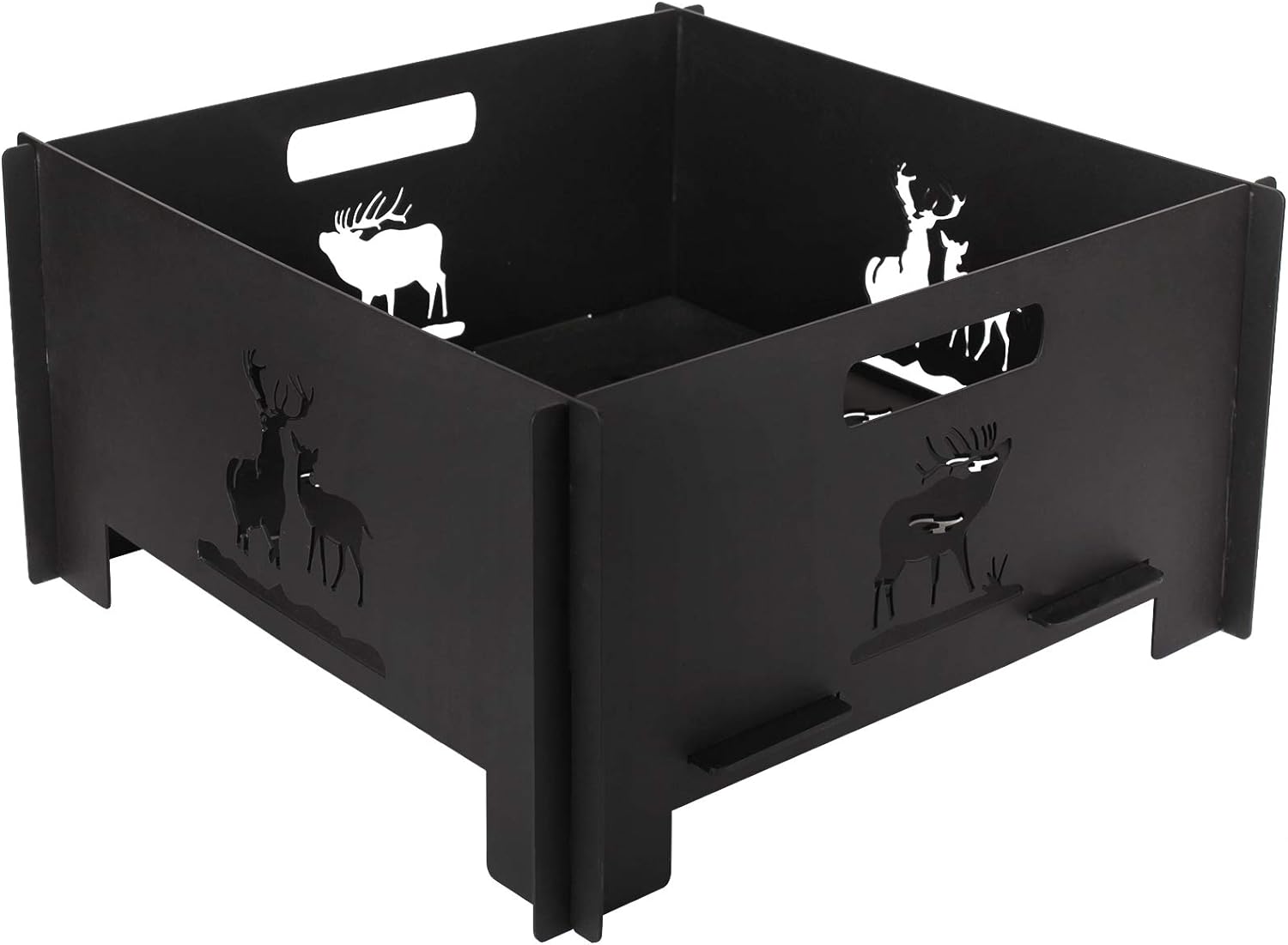 61YLLmBK1L._AC_SL1500_.jpg Portable Plug Fire Pit, 15.8 Inch Collapsible Firepits for Outside Wood Burning, Folding Outdoor Indoor Accessories for BBQ Camping Travel or Picnic, Foldable Fire Pits Bonfire of Backyard Patio - Image 1