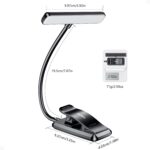 Gritin 19 LED Rechargeable Book Light for Reading in Bed with Memory Function- Eye Caring 3 Color Temperatures,Stepless Dimming Brightness,80 Hrs Runtime Lightweight Clip on Light for Book Lovers - Image 5