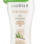 BioSilk Silk Therapy Conditioning Detangling Spray for Dogs with Natural Coconut Oil - Dog Matted Hair Detangler Conditioner for Dogs, Dematting Grooming Supplies, 7 Fl Oz