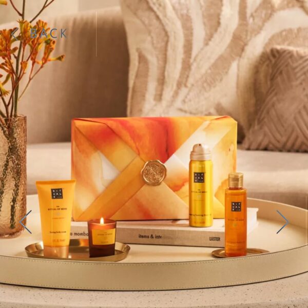 The Ritual THE RITUAL OF MEHR Gift Set S foaming shower gel 50ml, shower oil 75ml, body cream 70ml, scented candle 25g