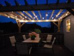 Brightech Ambience Pro Solar Powered Outdoor String Lights, 27 ft Commercial Grade Waterproof Patio Lights, 12 Edison Bulbs, Shatterproof LED String Lights for Outside, Porch - 1W Soft White - Image 5