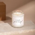 Sympathy Gifts for Loss of Loved One, Bereavement Gift Idea - 9oz Lavender Scented Soy Wax Candle - No Words Just Hugs, Memorial, Grief, Think of You, Condolence Candle for Women - Image 7
