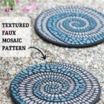 Gardener's Supply Company Recycled Rubber Swirl Stepping Stone for Garden Walkway | Outdoor Patio Décor & Lawn Pathway Landscaping | 12" Diameter x .75" H - Image 3