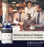 Zenium - Relieve Stress, Tension, Worry, Nervousness, & Irritability | Calm The Mind & Body | Ayurvedic | Natural Relief Supplement | Boosts Mood | Ashwagandha, L-Theanine, GABA, Rhodiola |60 Capsules - Image 4