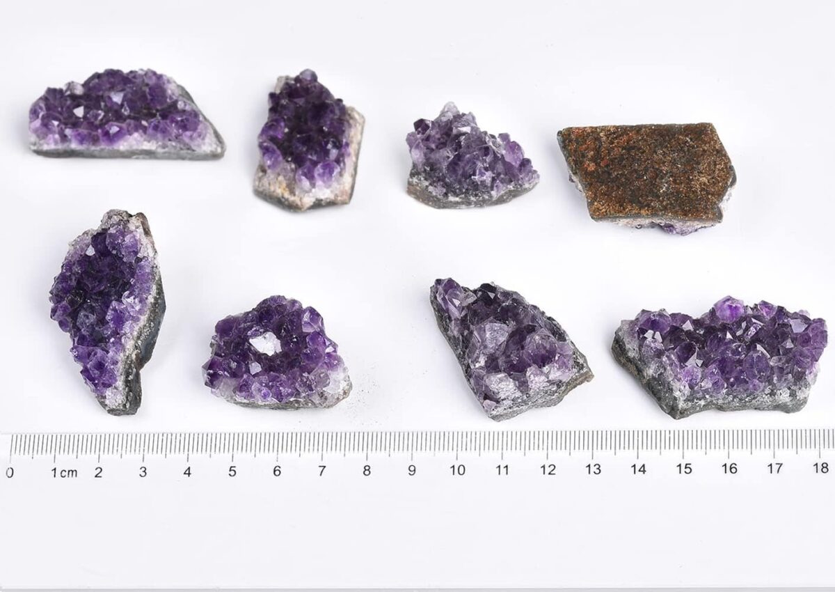 JIC Gem Amethyst Clusters Natural Raw Amethyst Geode Rock Healing Crystals Cluster Witchcraft Gemstone Specimen - Image 3