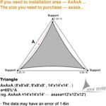 LOVE STORY 12' x 12' x 12' Triangle Sun Shade Sail Canopy UV Block Sunshade for Outdoor Patio Garden Backyard, Sand (We Make Custom Size) - Image 2