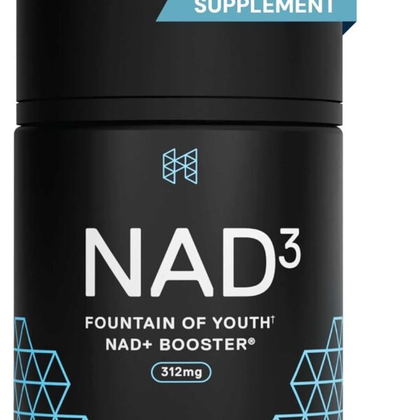 HPN Supplements NAD3 NAD+ Booster | Size 2 Month Supply | Clinically Proven & Independently Tested - Metabolic Repair | 312 mg/ Serving - 120 Capsules