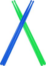 5A Nylon Drumsticks for Kids Adults: Light Durable Drum Sticks Blue Green with Anti-Slip Handles for Electronic Drums Exercise Percussion Accessories (2 Pairs) - Image 9